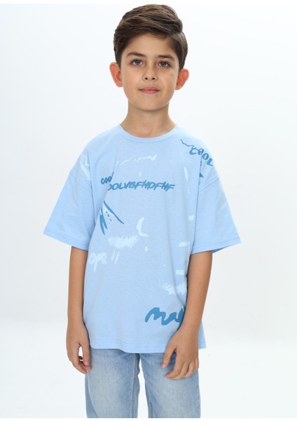 Erkek Çocuk Grafiti Baskılı Tişört fırsatları