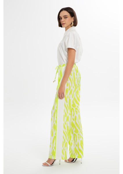Rahat Kesim Neon Yeşil Pantolon