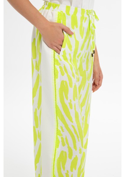Rahat Kesim Neon Yeşil Pantolon