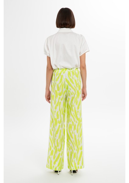 Rahat Kesim Neon Yeşil Pantolon