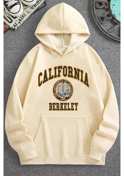 Unisex California Baskılı Sweatshirt