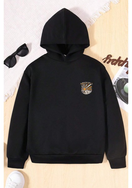 Arizona Baskılı Erkek - Kız Çocuk Rahat Kalıp Sweatshirt fiyatları