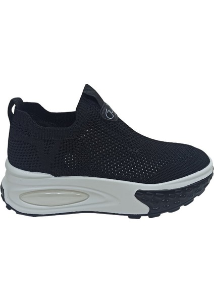 Siyah Triko Kadın Sneaker Spor Ayakkabı