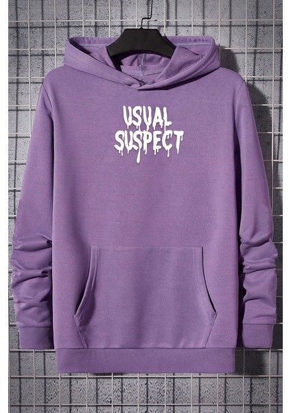 Only Trendwear Unisex Usual Suspect Sırt Baskılı Sweatshirt