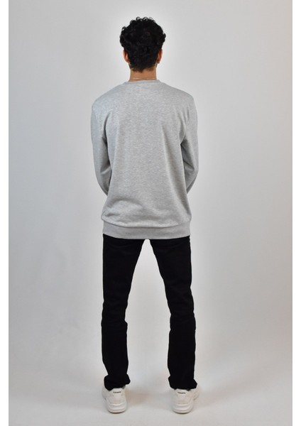 Erkek Likrali Sıfır Yaka Sweatshirt fırsatları