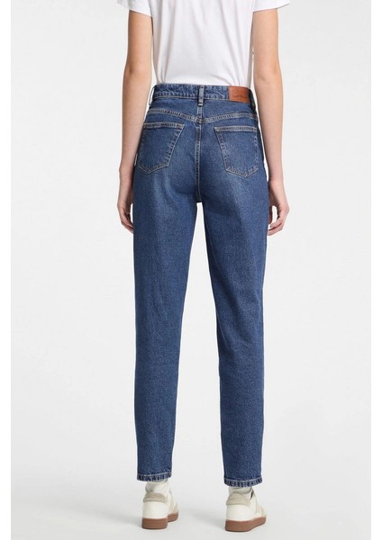 Kadın Relaxed Mom Fit Denim Jean Yüksek Bel modelleri
