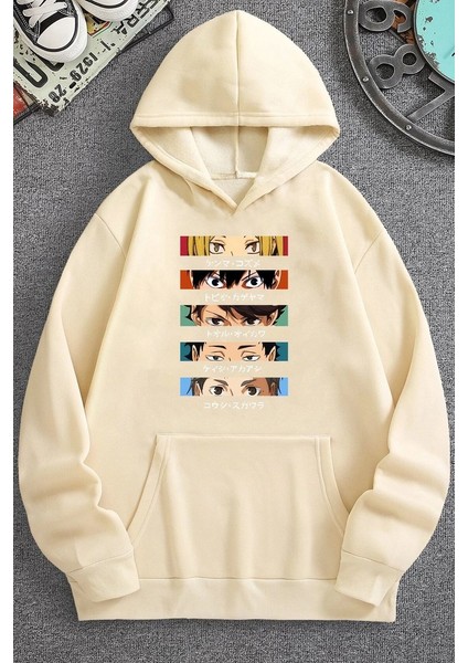 Only Trendwear Unisex Cosplay Haikyuu Baskılı Sweatshirt