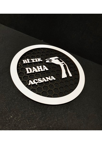 20 cm Midrange Kapağı Bi Tık Daha Açsana Yazılı 1 Takım Midrange Hoparlör Kapağı 2 Adet