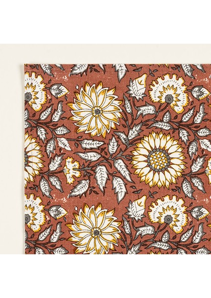 Bundı El Baskısı 2'li Pamuk %100 Pamuk Peçete 45x45 Cm Kiremit fırsatları