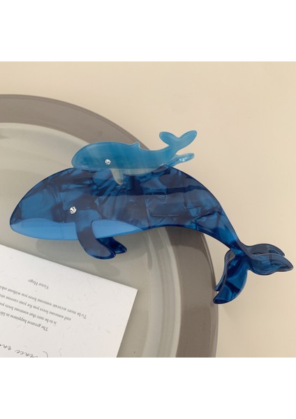 Balık Figürlü Kemik Asetat Yüksek Kalite Toka