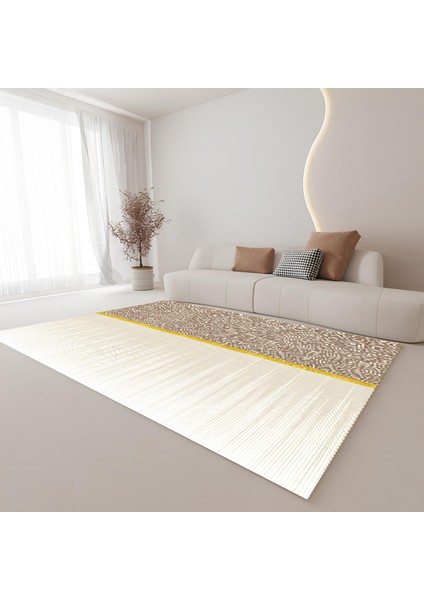 Premium Kalite Kaymaz Taban Silinebilir Salon Mutfak Koridor Halısı Krem Kahverengi G1010 11 12 13 14 15