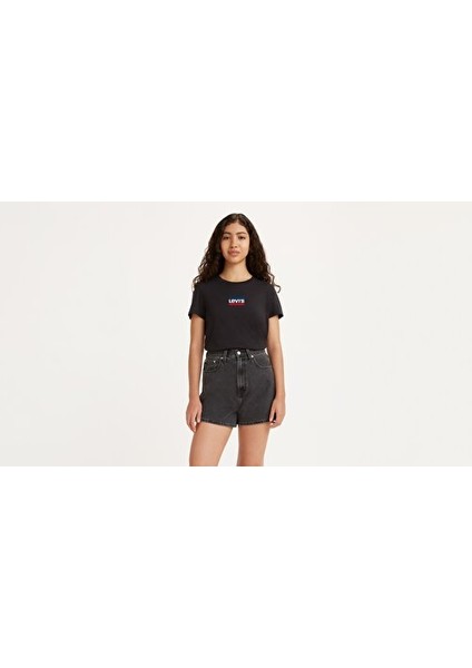 Pamuklu Regular Fit Bisiklet Yaka T Shirt Bayan T Shirt A2086