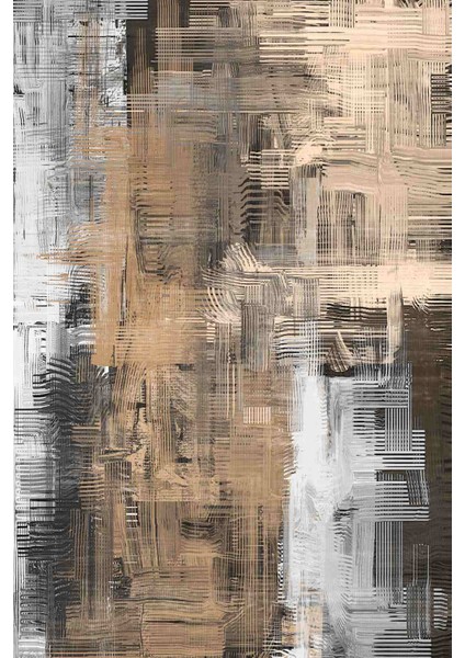 Premium Kalite Kaymaz Taban Silinebilir Salon Mutfak Koridor Halısı Kahve G423 fiyatları