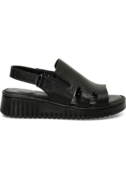 166225.Z5FX Siyah Kadın Comfort Sandalet