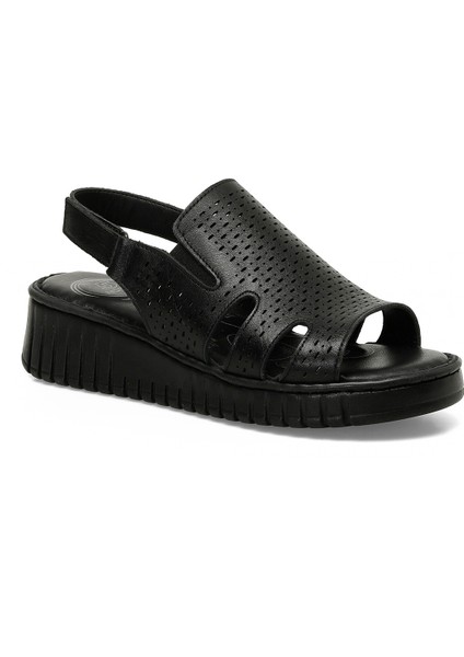 166225.Z5FX Siyah Kadın Comfort Sandalet