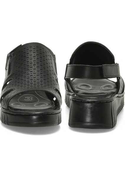 166225.Z5FX Siyah Kadın Comfort Sandalet