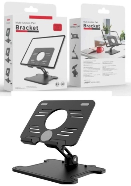 Ayarlanabilir Taşınabilir Tablet Şarj Katlanabilir Masaüstü Tablet Standı