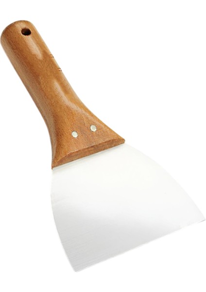 Ahşap Saplı Yay Çeliği Metal Macun Spatula Boya Sıva Kazıma Harç Karıştırma Ispatulası 12 cm 1 Adet fırsatları