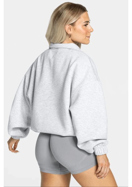 Rahat Üç İplik Oversize Sweatshirt
