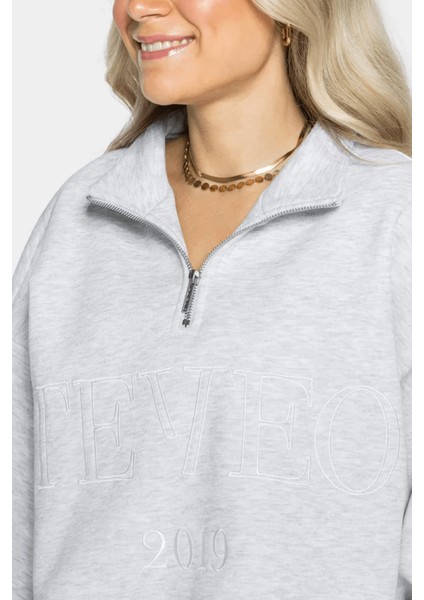 Rahat Üç İplik Oversize Sweatshirt