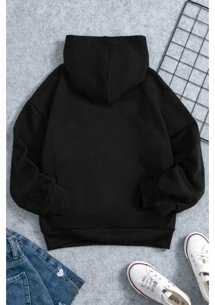 Uygun Tarz Korku Karakterleri Baskılı Erkek - Kız Çocuk Rahat Kalıp Sweatshirt modelleri