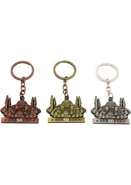Metal Ayasofya Anahtarlık