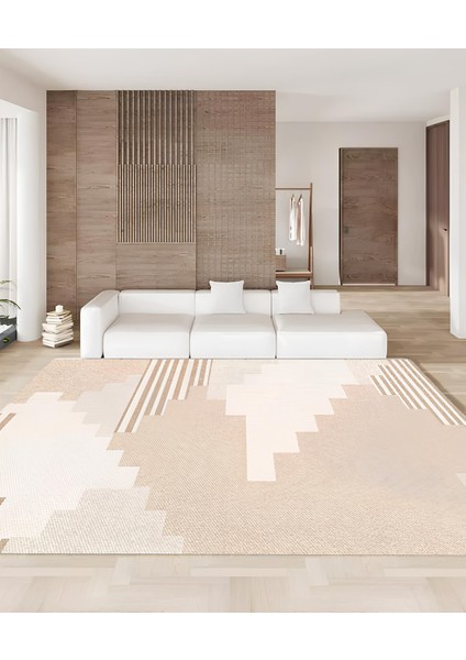Premium Kalite Kaymaz Taban Silinebilir Salon Mutfak Koridor Halısı Krem G1016 17