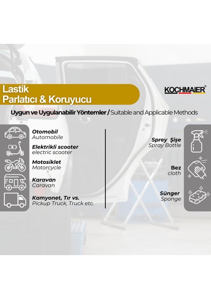 Lastik Parlatıcı ve Koruyucu Jel 5 kg
