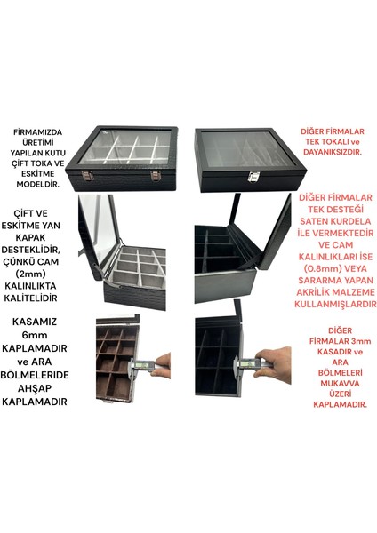 Diji 20'li Saat Kutusu Saat Çantası Beyaz