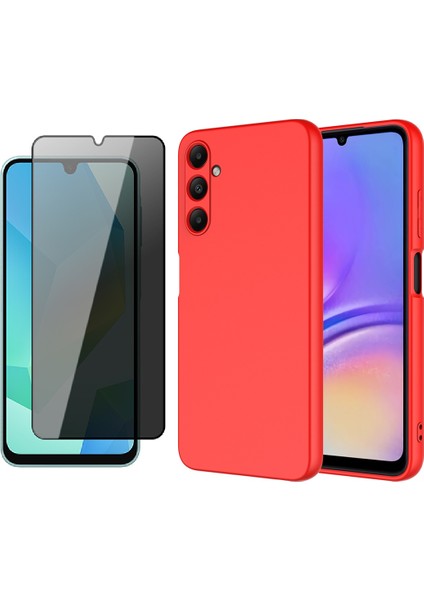 Samsung Galaxy A16 Kılıf Zore Mara Lansman Kapak + Privacy Hayalet Ekran Koruyucu