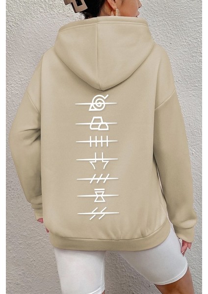 Only Trendwear Unisex Ninja Akatsuki Sırt Baskılı Sweatshirt fiyatları