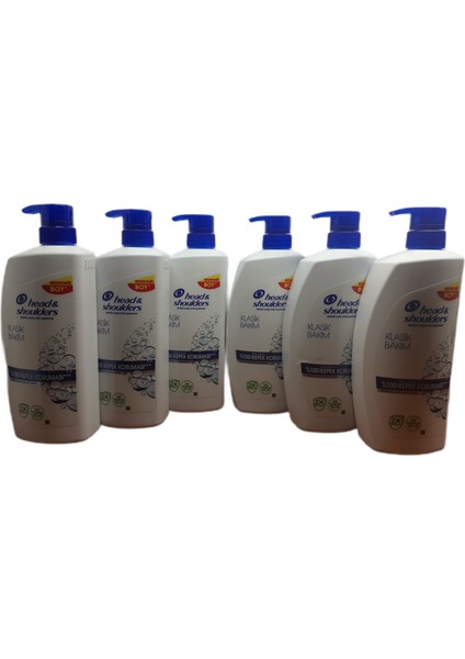 Head & Shoulders Klasik Bakım Kepek Şampuanı 800 ml x 6 Adet