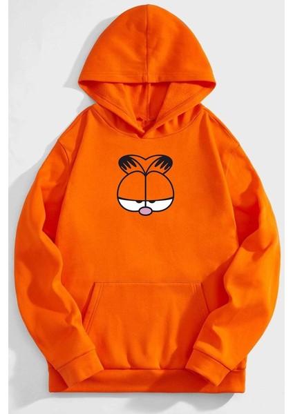 Unisex Garfield Baskılı Sweatshirt