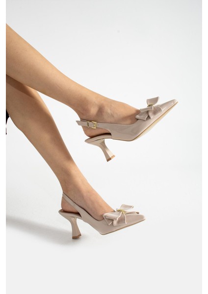 Kadın Fiyonklu Abiye Topuklu Ayakkabı modelleri