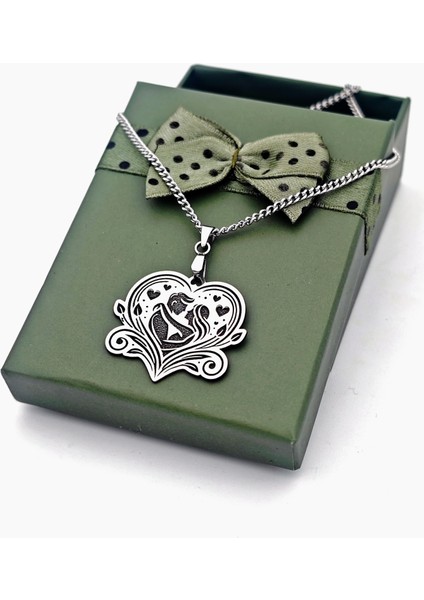 14 Şubat Hediyesi : Sevgililer Günü Özel Tasarım Gümüş Kolye modelleri