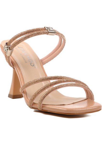 Nude Rugan Kadın Topuklu Ayakkabı 655372 Z modelleri