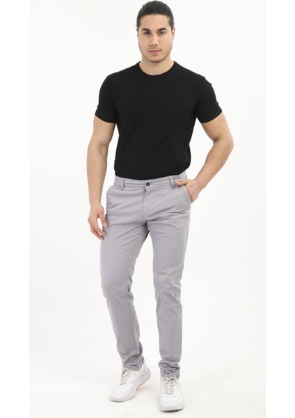Erkek Rahat Kalıp Likralı Esnek Yan Cep Saten Pantolon fiyatları