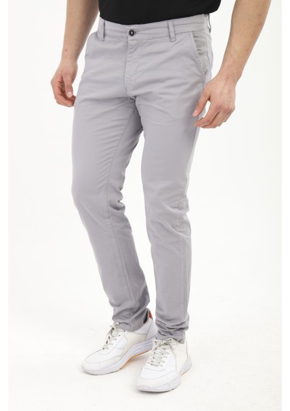 Erkek Rahat Kalıp Likralı Esnek Yan Cep Saten Pantolon fırsatları