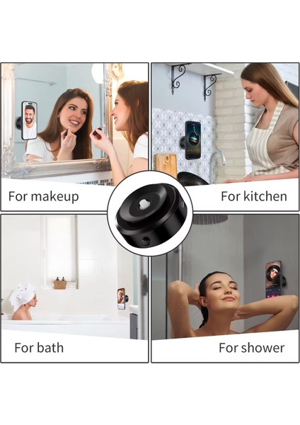 Şarjlı Vantuzlu Manyetik Telefon Tutucu indirimleri