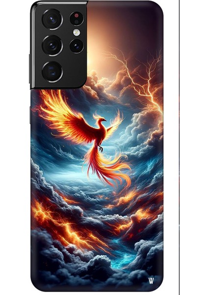 Samsung Galaxy A24 Silikon Kılıf Anka Bulutlar