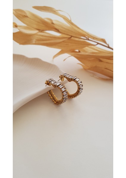 Joc Baget Gold Kalp Çelik Küpe fırsatları