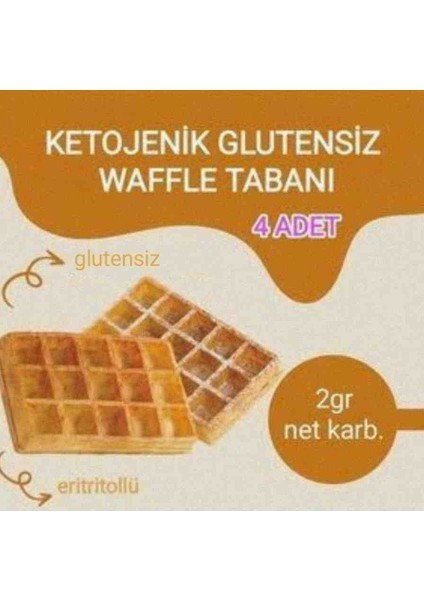 Ketojenik Waffle Tabanı (4 Adet) fiyatları
