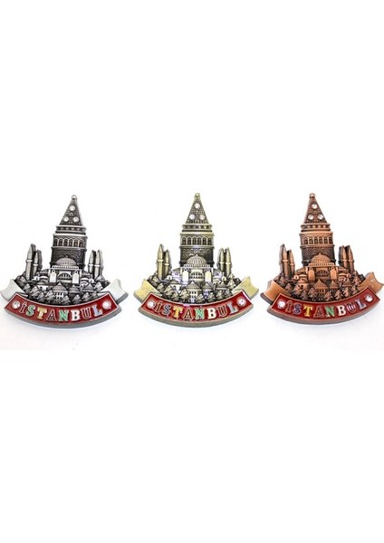 Istanbul Temalı Metal Magnet Model 1
