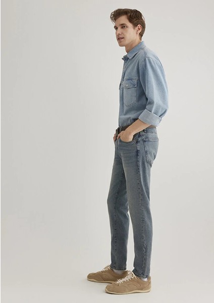 James Classic Denim Puslu İndigo Mavisi Jean Pantolon 0042489278 fırsatları