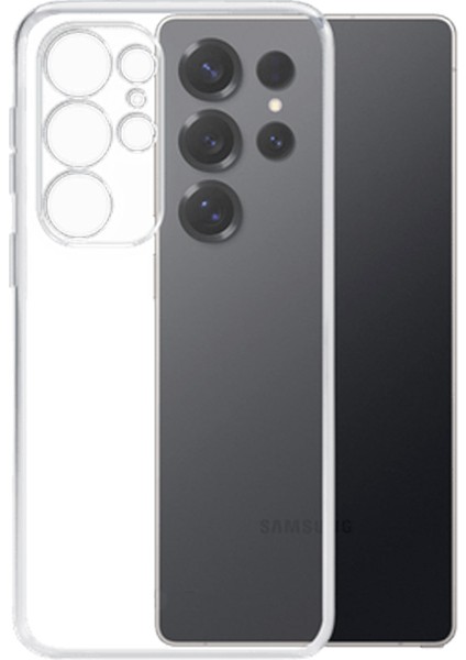 Samsung Galaxy S25 Ultra Kılıf Şeffaf Kamera Korumalı Esnek Yumuşak Silikon