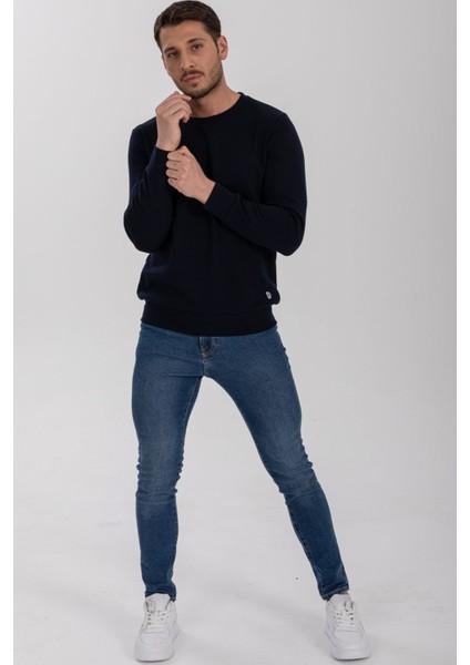 İnterlong Yuvarlak Yaka Uzun Kollu Regular Fit Sweatshirt fiyatları