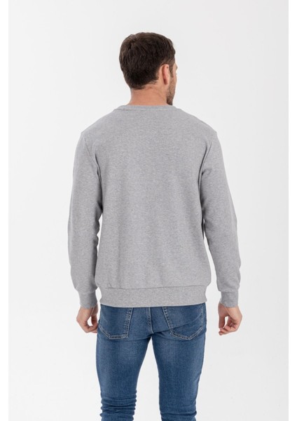 İnterlong Yuvarlak Yaka Uzun Kollu Regular Fit Sweatshirt indirimleri