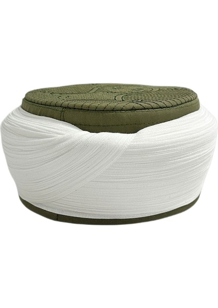 Namaz Sarığı-Beyaz Kumaş-Yeşil Takke-Nâli Şerif-4 Metre fırsatları