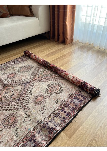 110 x 185 cm Bohem Stili Türk Kilim, Hayvan Desenli El Dokuma Kilim, Harika Kondisyonlu Ev & Ofis Kilim indirimleri