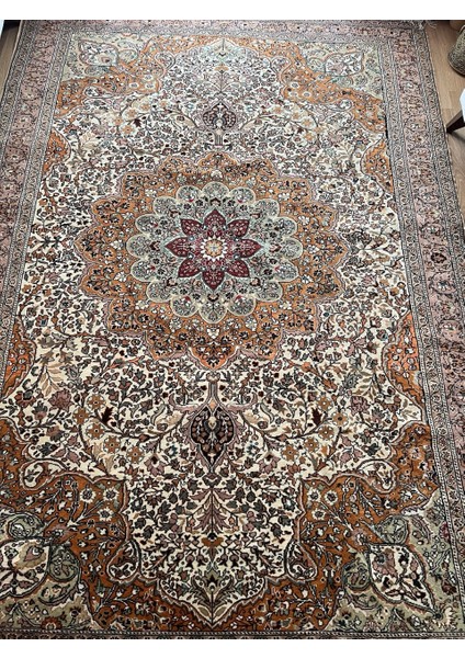 199X290 cm Büyük Boy Bohem Stili Türk Halı, Renkli El Dokuma Harika Kondisyonlu Büyük Salon Için Halı fırsatları